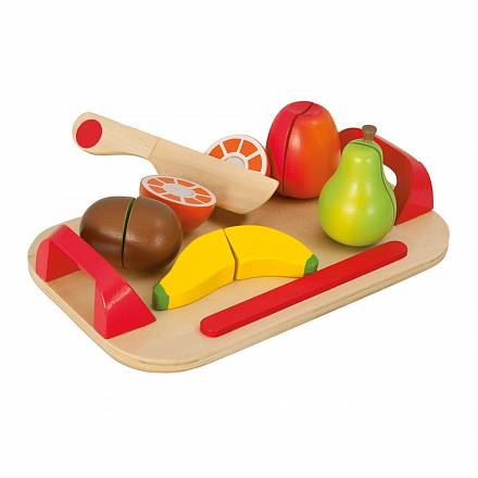 Игровой набор - Доска с фруктами, 12 предметов 